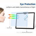 Caja de luz de seguimiento brillante A3 con clip magnético